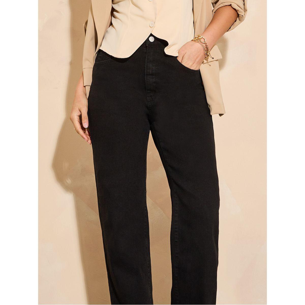 جينز واسع الأرجل وخصر عالي-women-clothing-bottoms-jeans-image-4