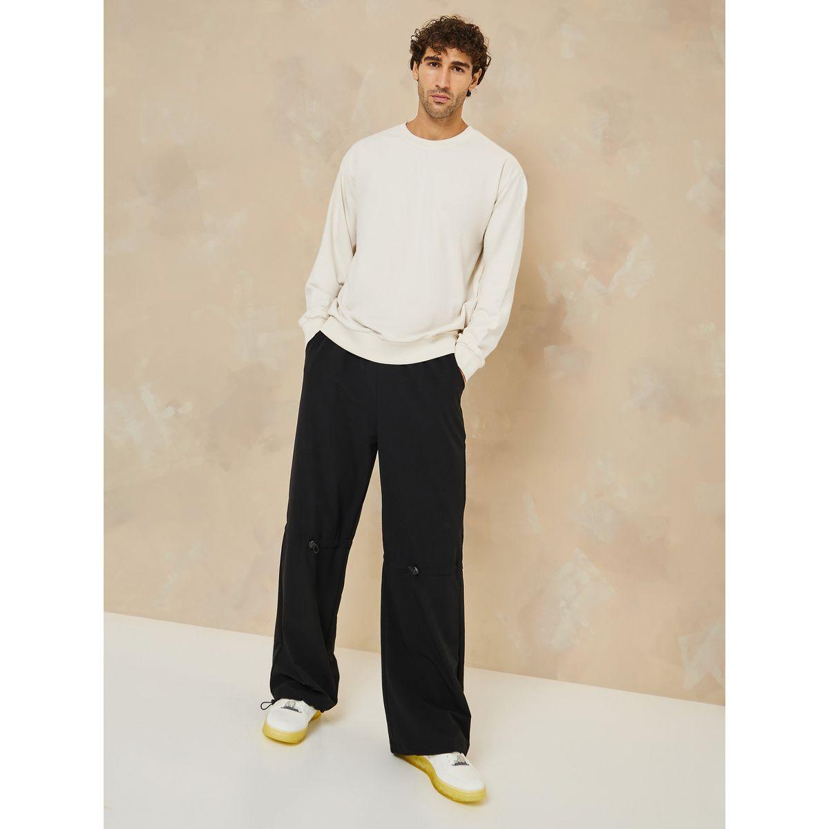 Styli Relaxed Fit Cotton Terry Sweatshirt-men-winterwear-hoodiesandsweatshirts-image-2