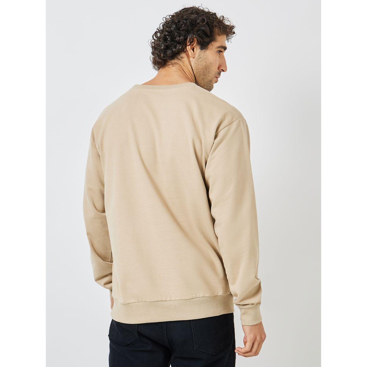 Styli Relaxed Fit Cotton Terry Sweatshirt-men-winterwear-hoodiesandsweatshirts-image-4