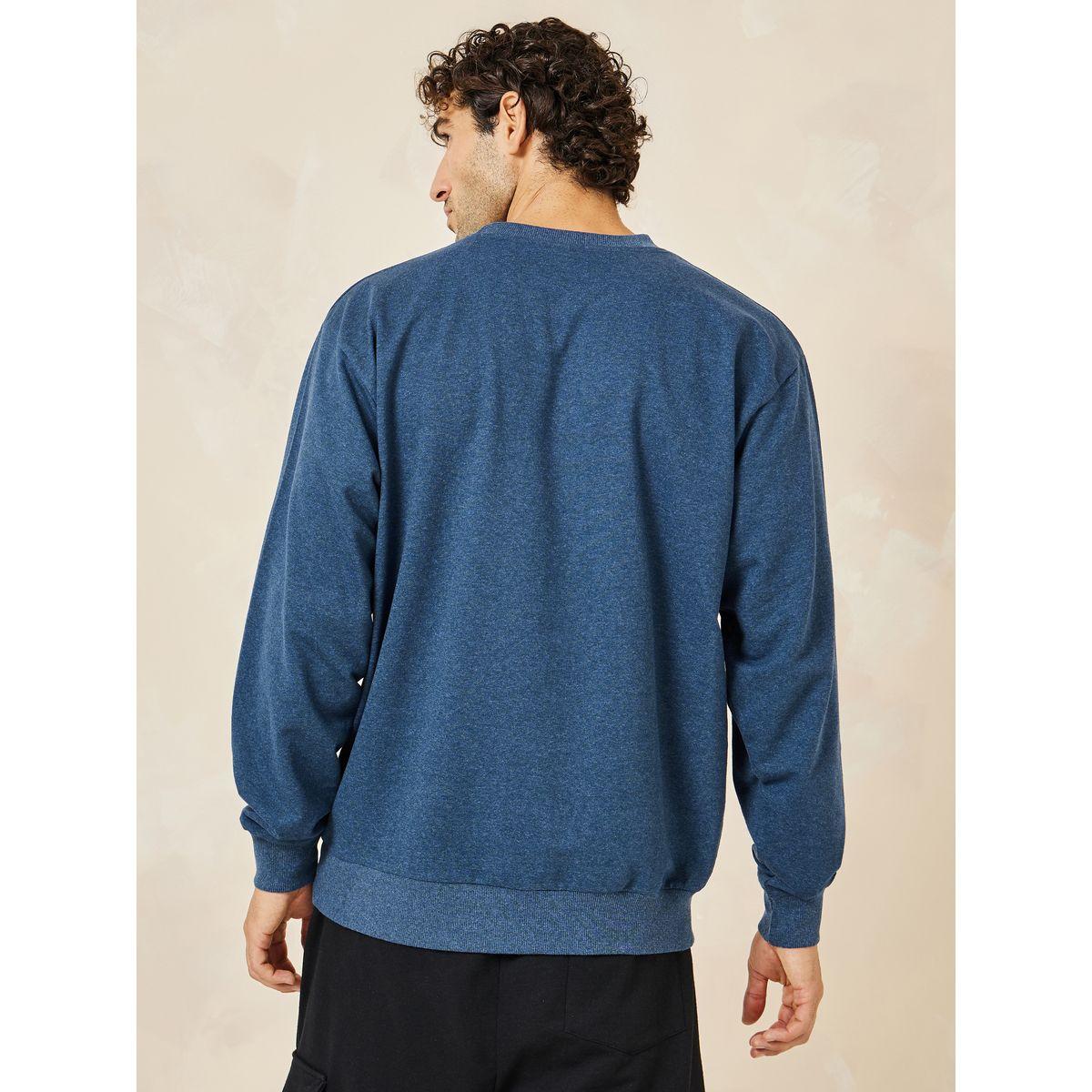 Styli Relaxed Fit Cotton Terry Sweatshirt-men-winterwear-hoodiesandsweatshirts-image-5