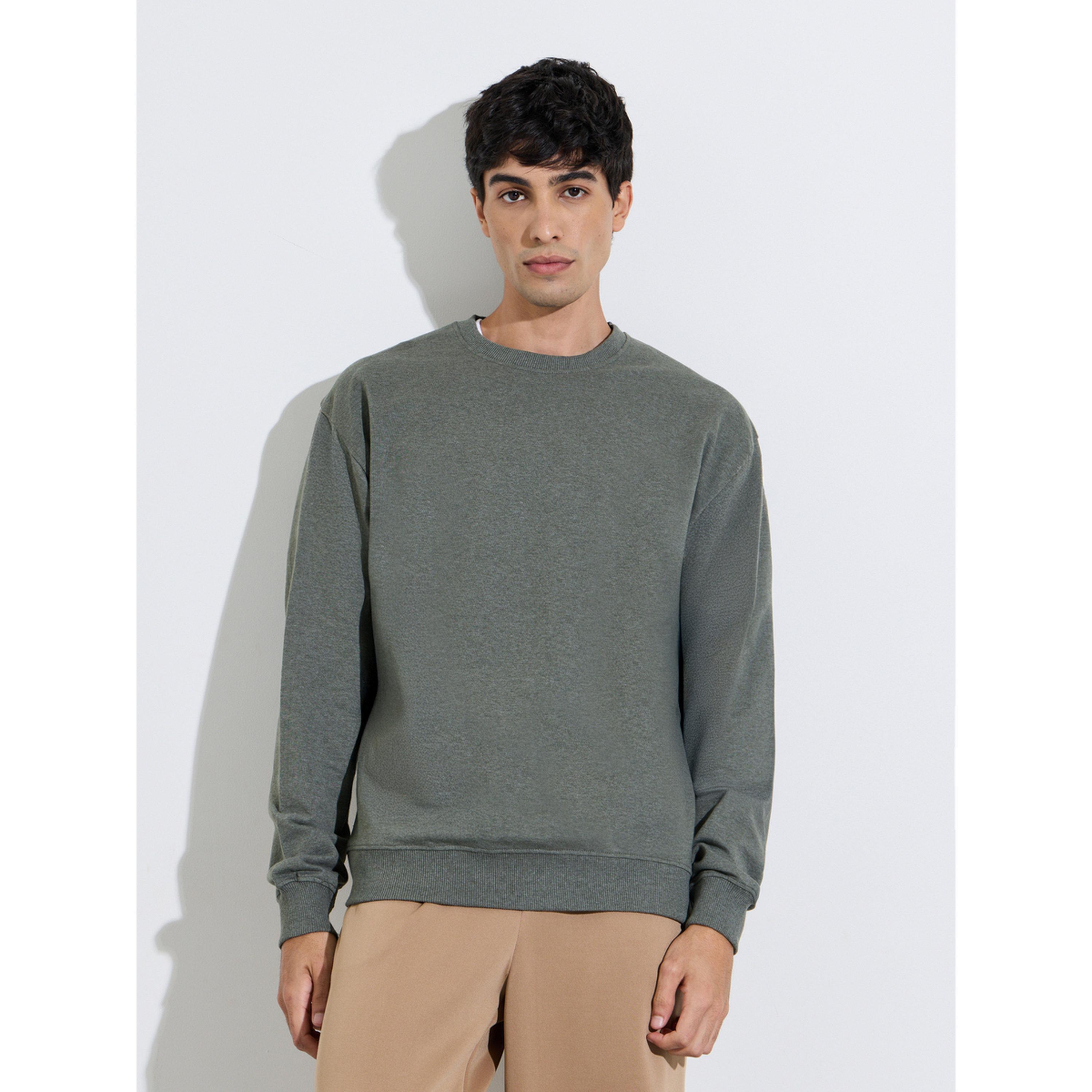 سويت شيرت قطن تيري بقصة مريح-men-winterwear-hoodiesandsweatshirts-image-1