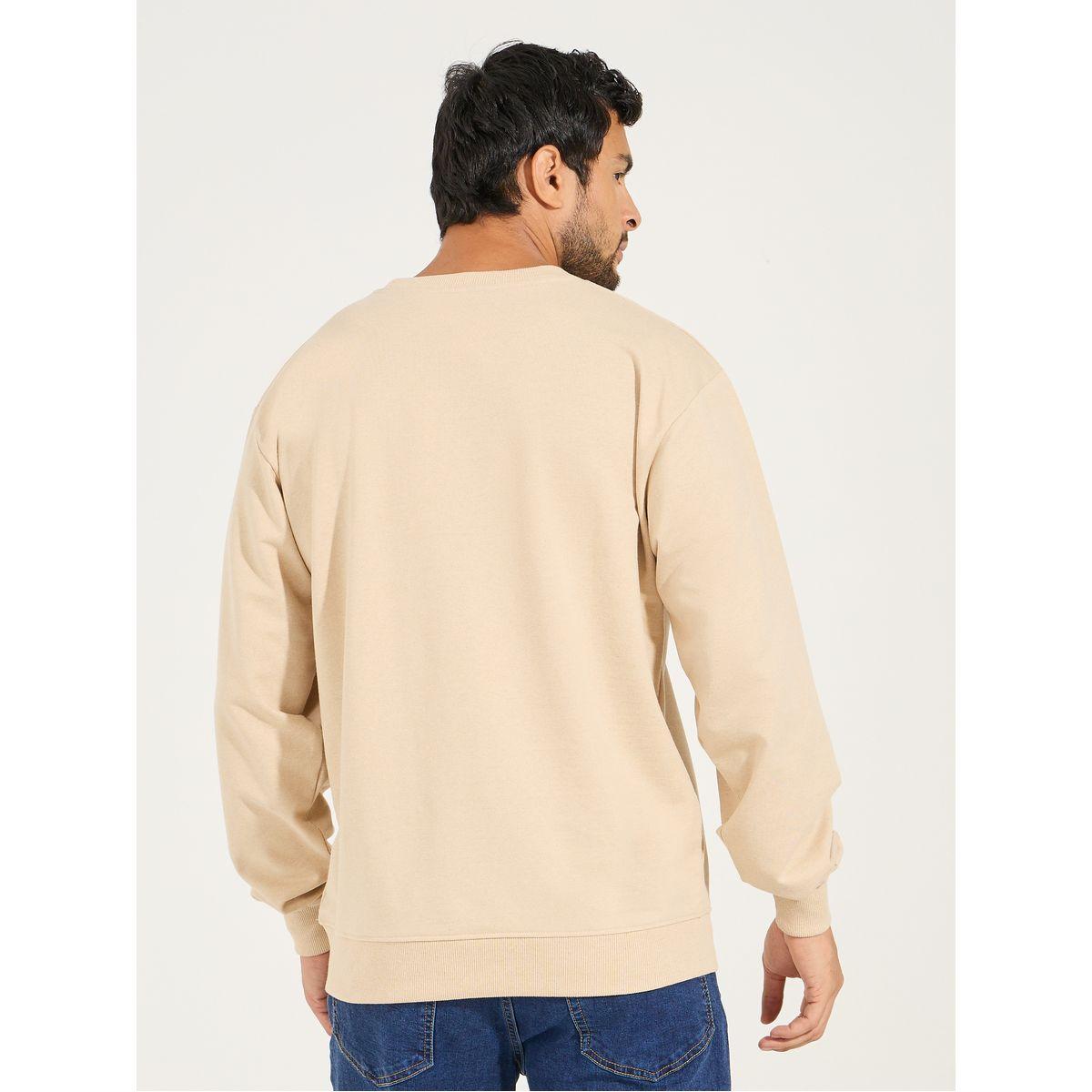 Styli Relaxed Fit Cotton Terry Sweatshirt-men-winterwear-hoodiesandsweatshirts-image-4