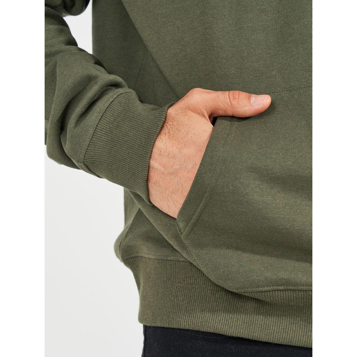 Styli Relaxed Fit Fleece Hoodie with Kangaroo Pocket-men-winterwear-hoodiesandsweatshirts-image-3