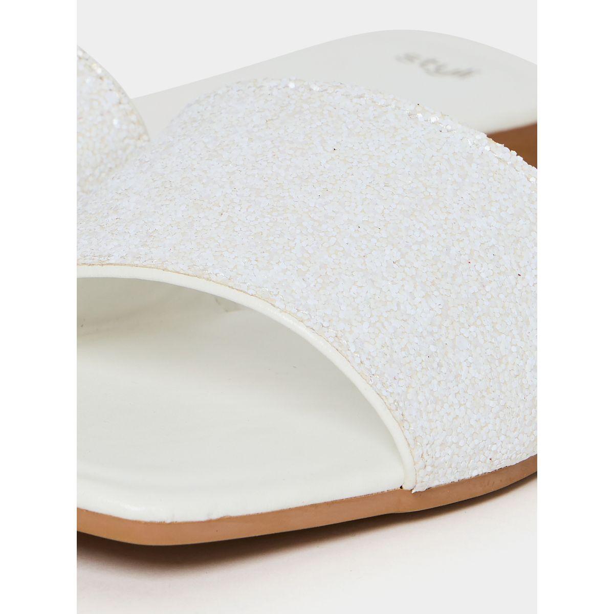 Styli Glitter Band Flat Sandal-women-shoes-sandals-flats-image-6