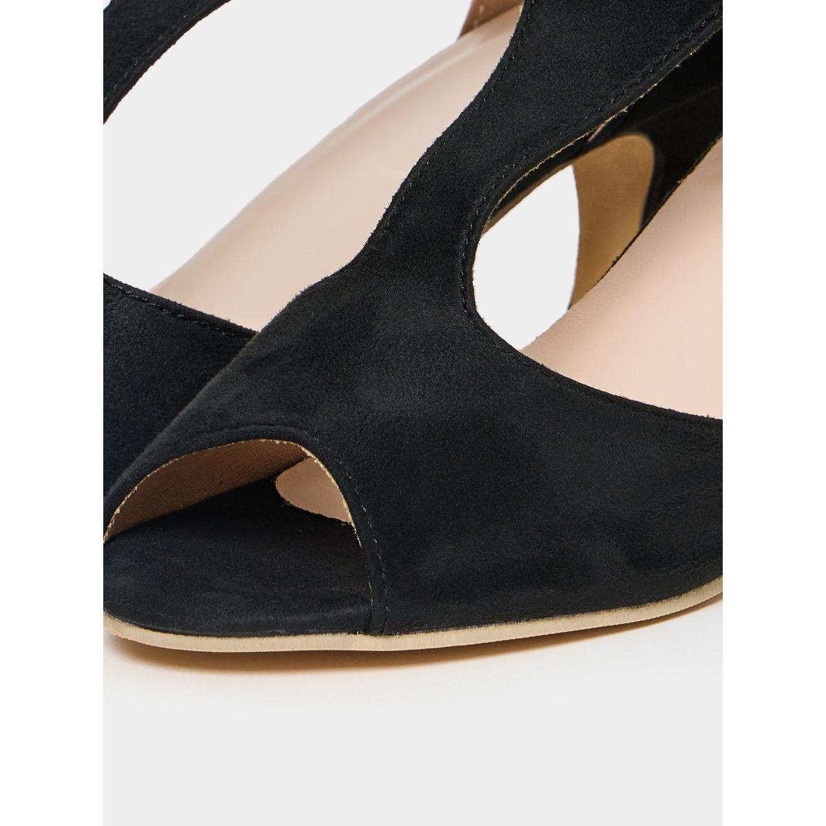 Styli Zip Detail Low Heel Sandal-women-shoes-heels-image-6