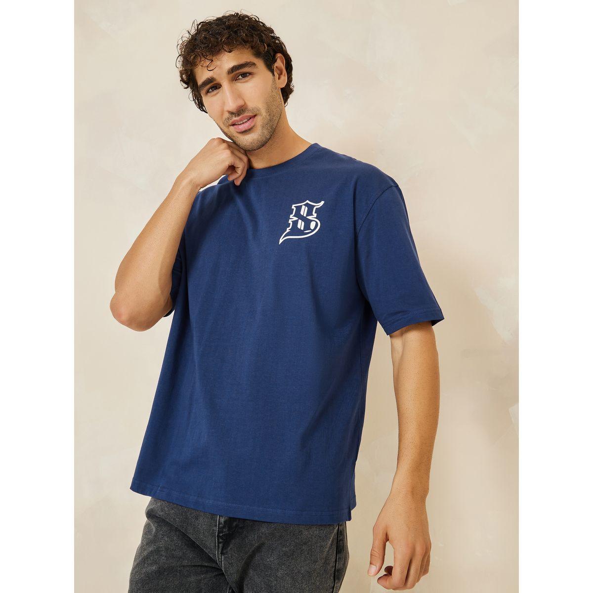 Styli Limited Calligraphic Print Compact Jersey Oversized T-Shirt-men-clothing-tshirtsandpolos-tshirts-image-1