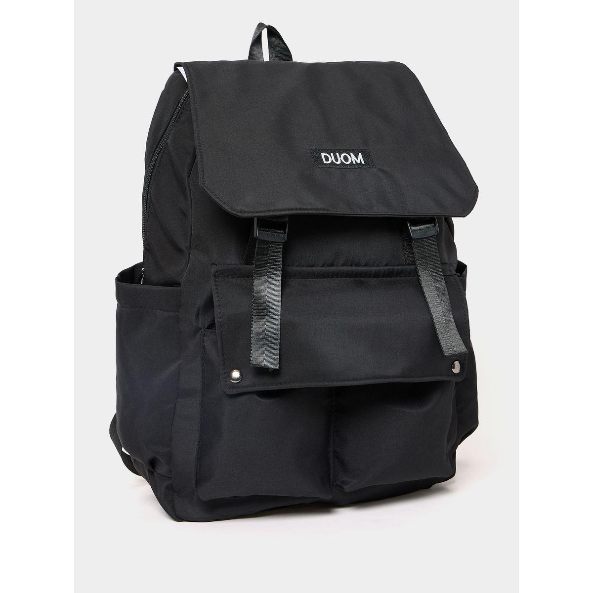Styli Slogan Print Flap Over Backpack-women-bagsandwallets-backpacks-image-1