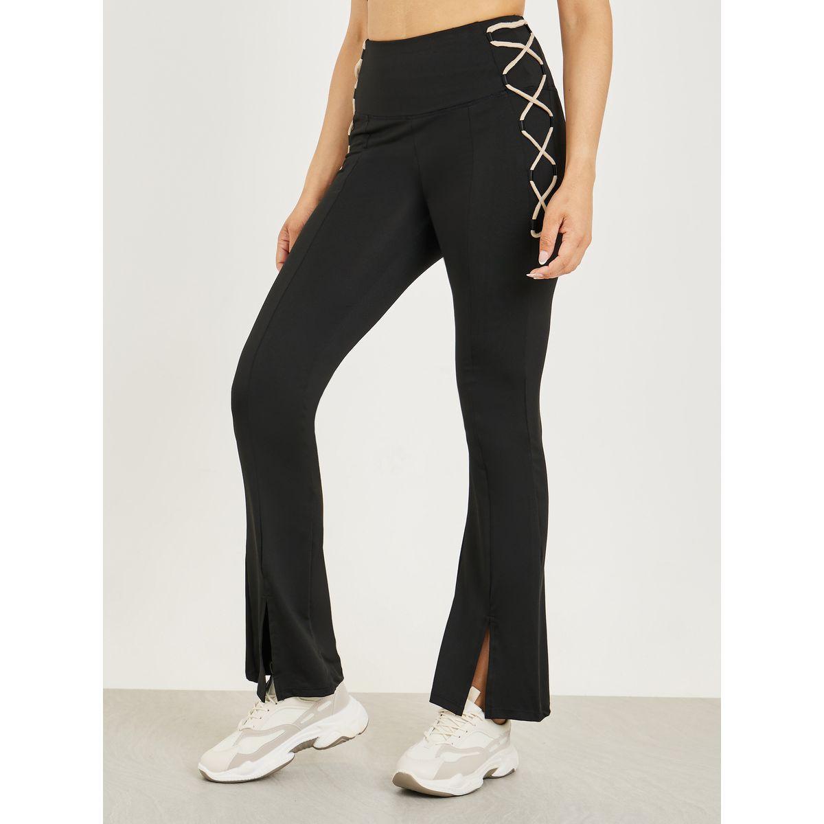 ليقنز واسع بشق امامي-women-clothing-sportswearandactivewear-bottoms-image-2