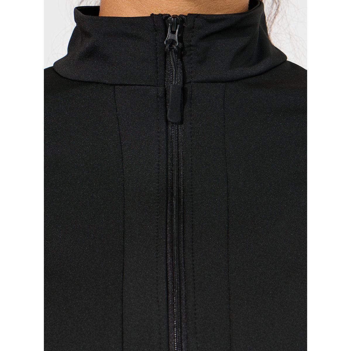 Styli Active Half Zip Up Multi Panel Seam Thumbhole Detail Top-women-clothing-sportswearandactivewear-tshirtsandvests-image-4