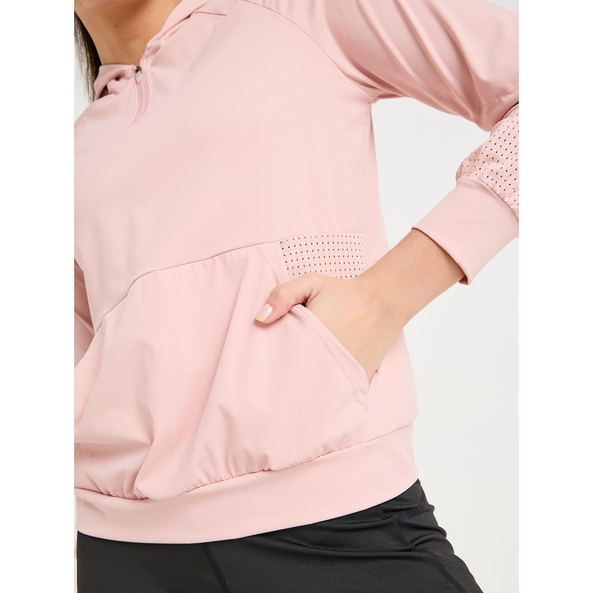 Styli Active Half Zip Up Mesh Detail Hooded Top-women-clothing-sportswearandactivewear-tshirtsandvests-image-3