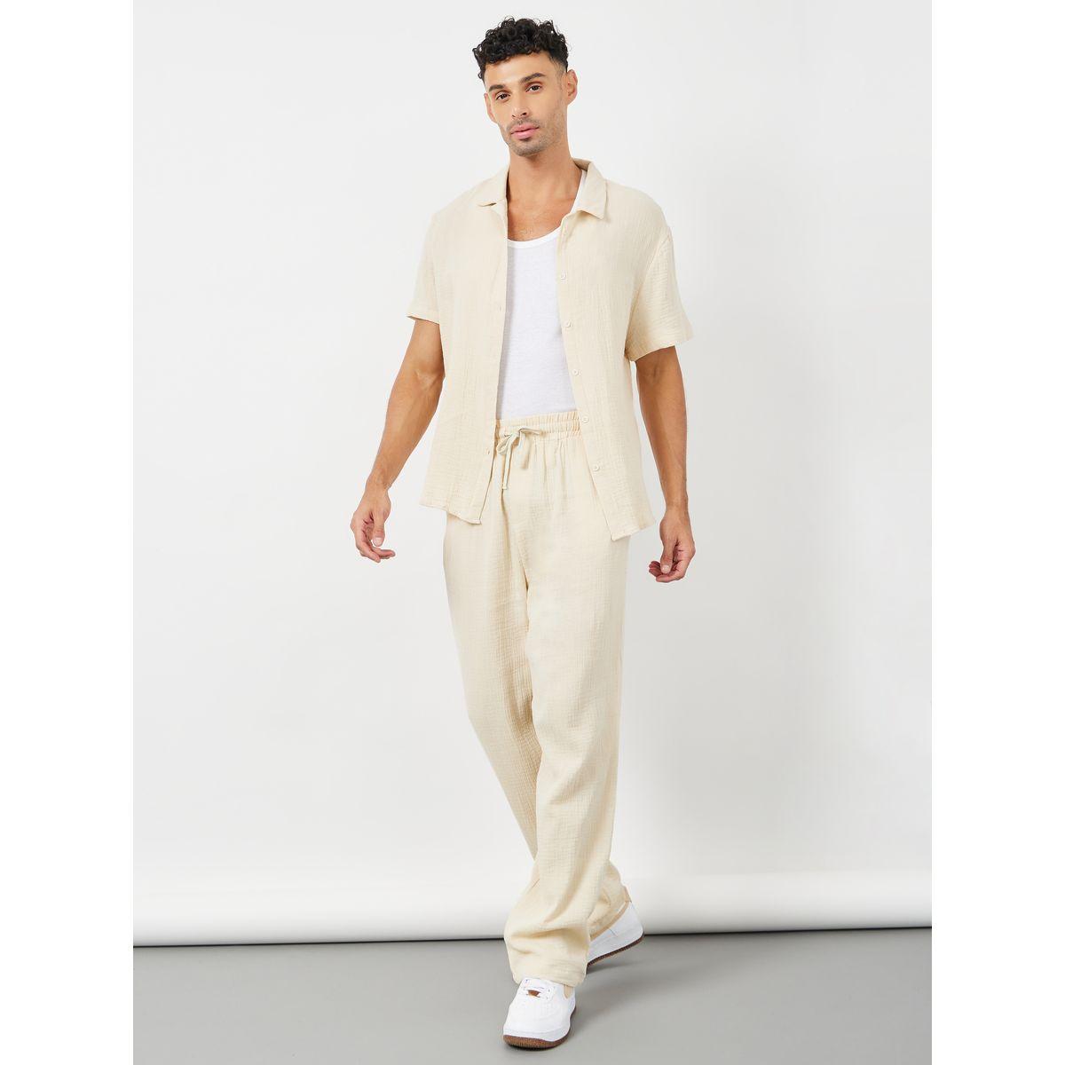 قميص بأكمام قصيرة وأزرار-men-clothing-shirts-image-2