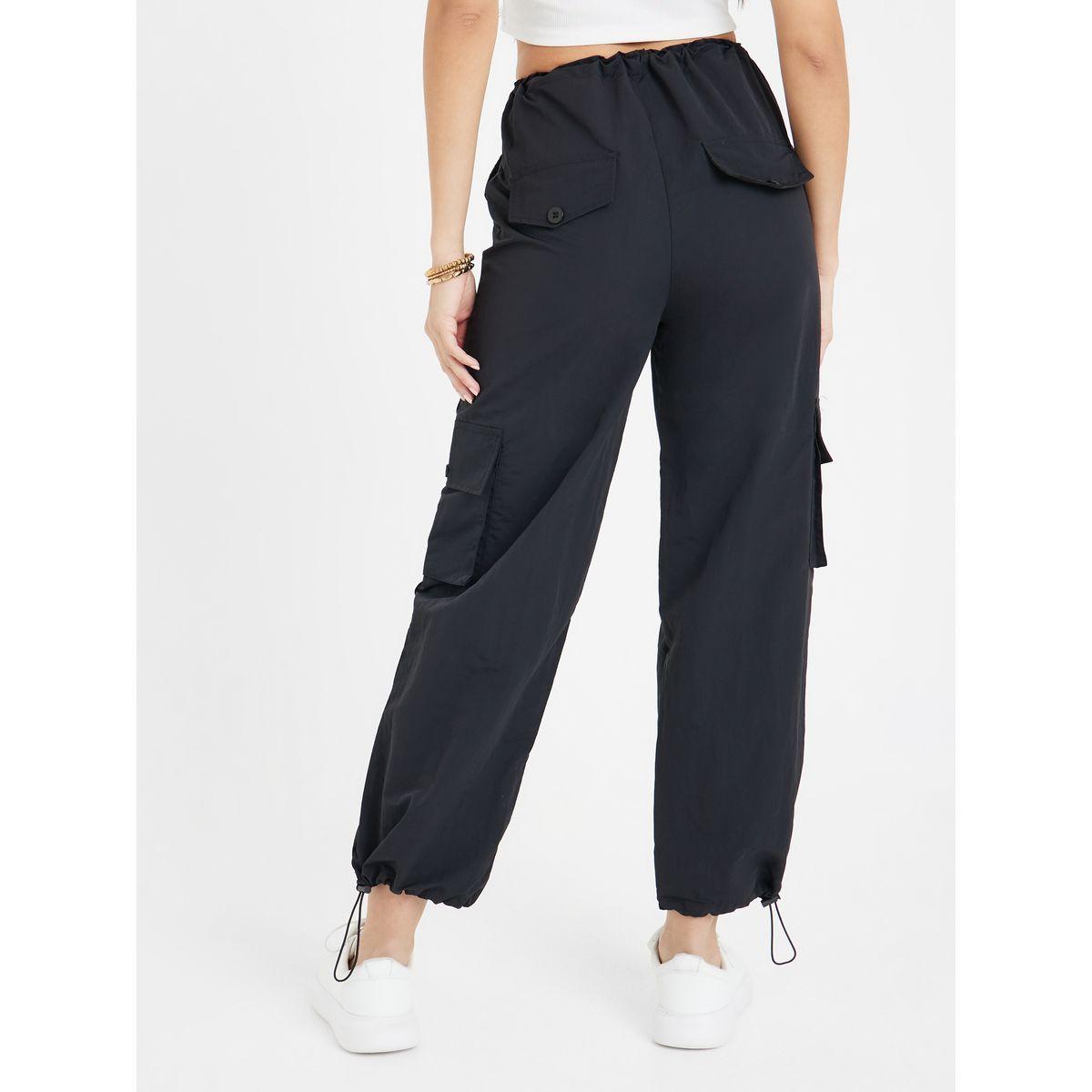 Styli Solid Parachute Cargo Jogger-women-clothing-bottoms-joggers-image-4