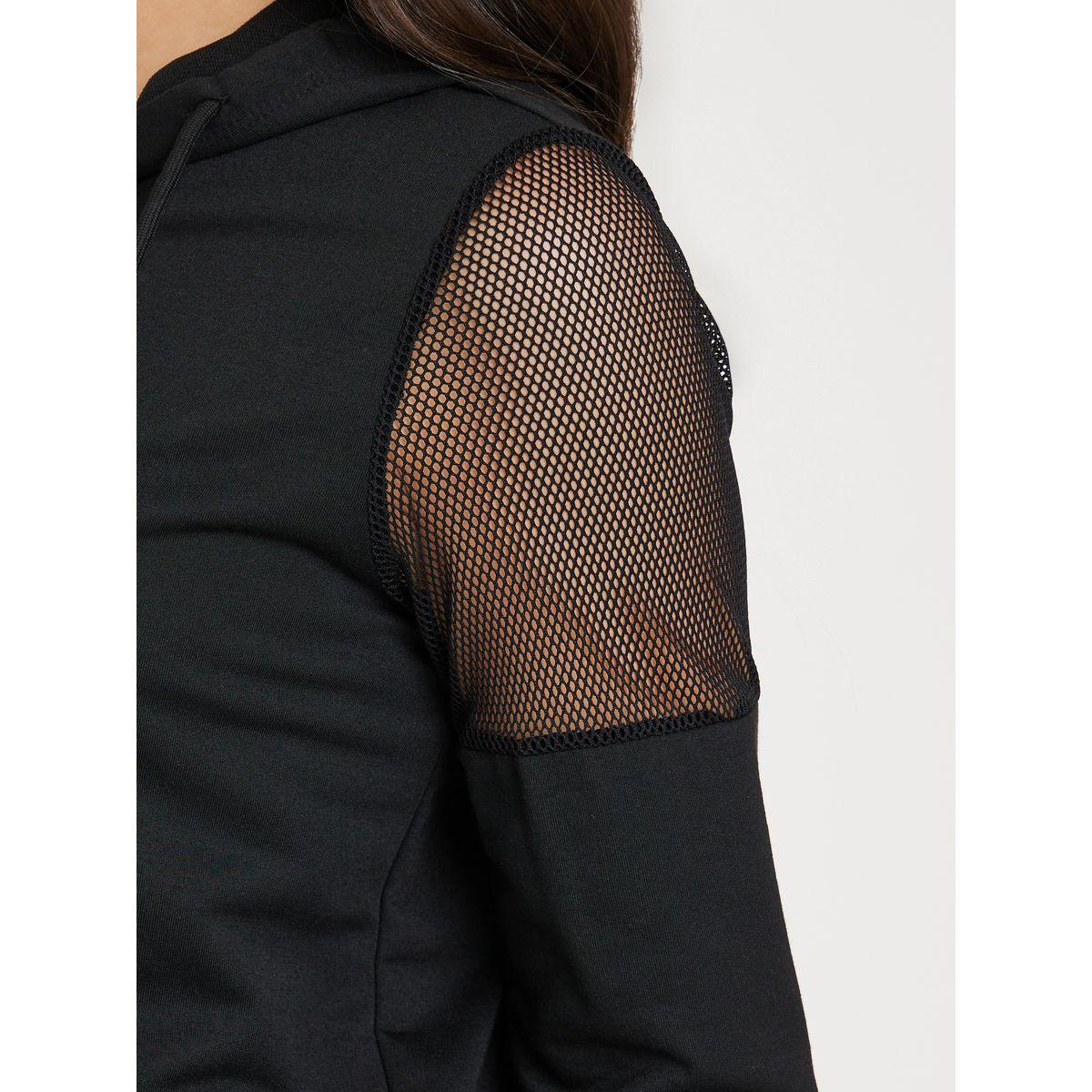 Styli Active Mesh Detail Zip Up Active Hooded Jacket-women-clothing-sportswearandactivewear-tshirtsandvests-image-5