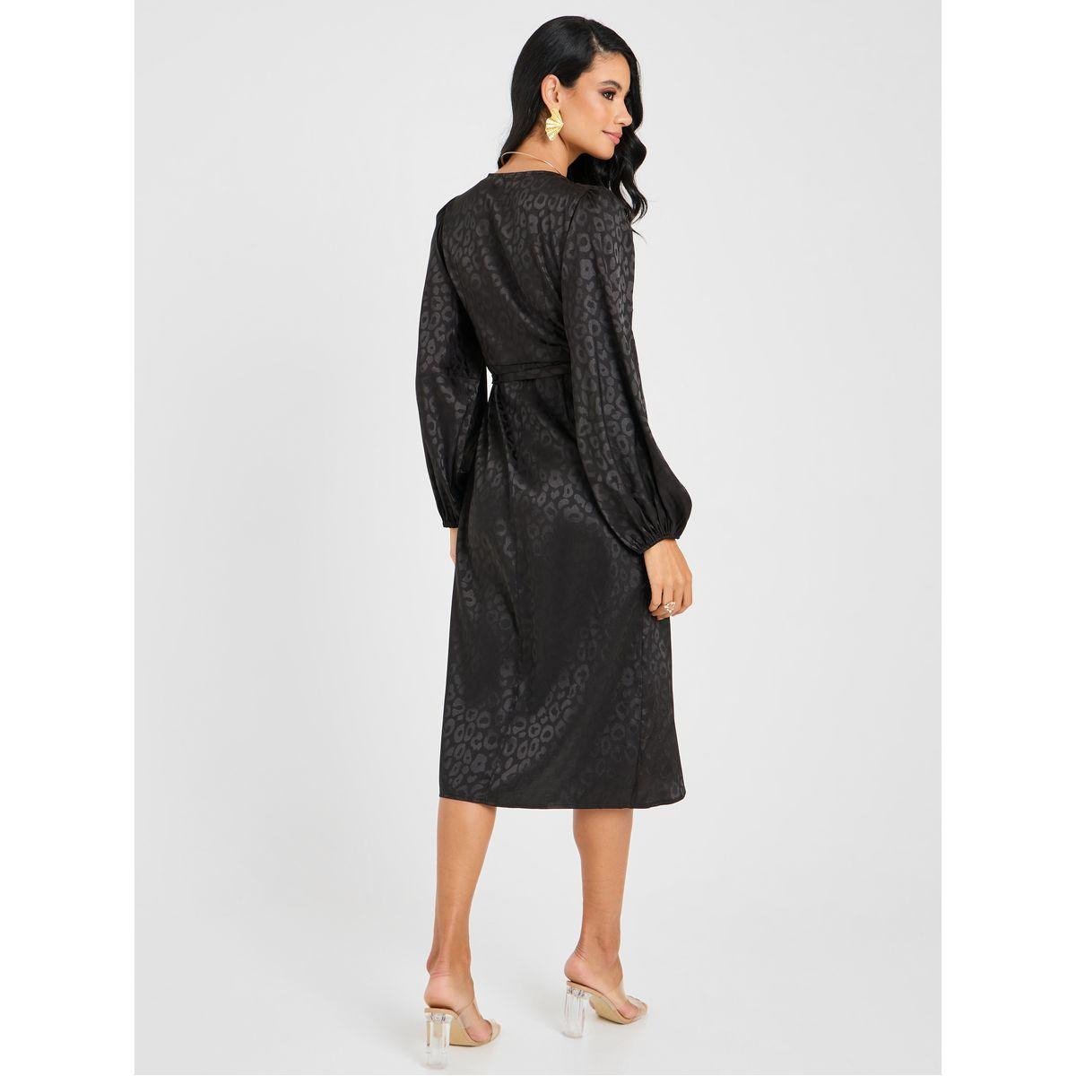 فستان ميدي بنمط لف-women-clothing-dresses-image-5