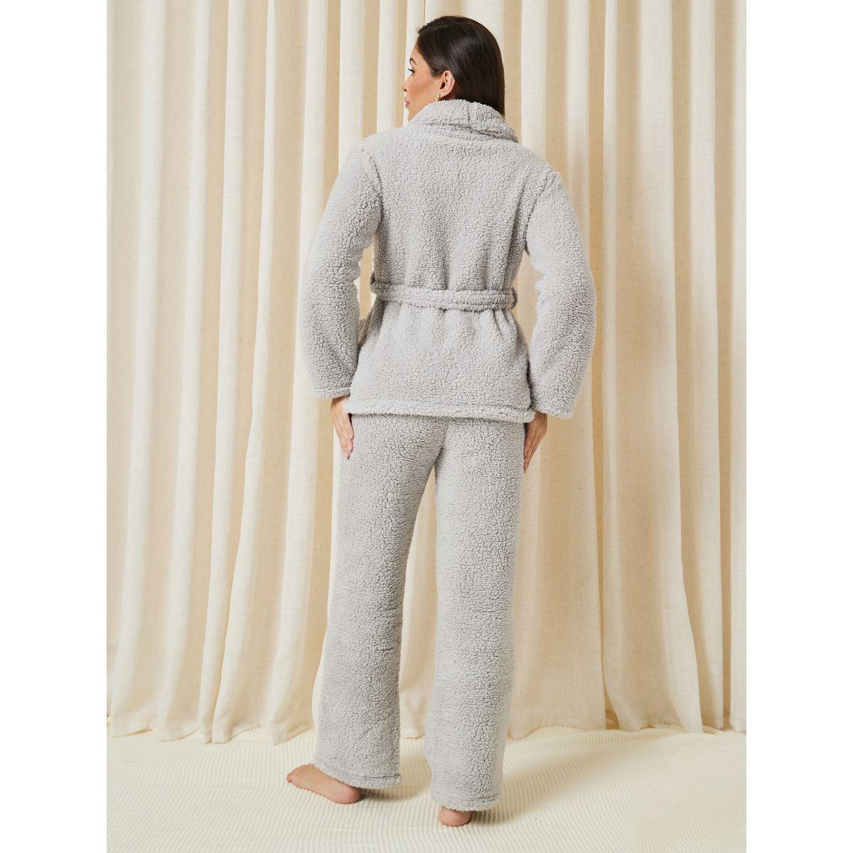 طقم بيجاما من ( بنطال + روب )-women-clothing-nightwear-pyjamas-longsets-image-2