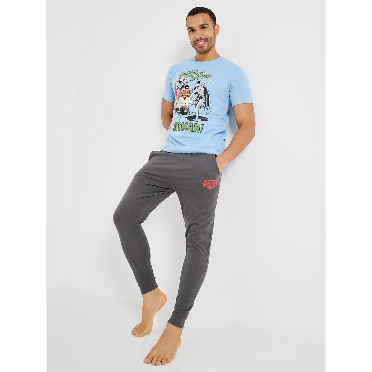 طقم بيجاما من ( تيشيرت + بنطال )-men-clothing-nightwear-sets-image-1