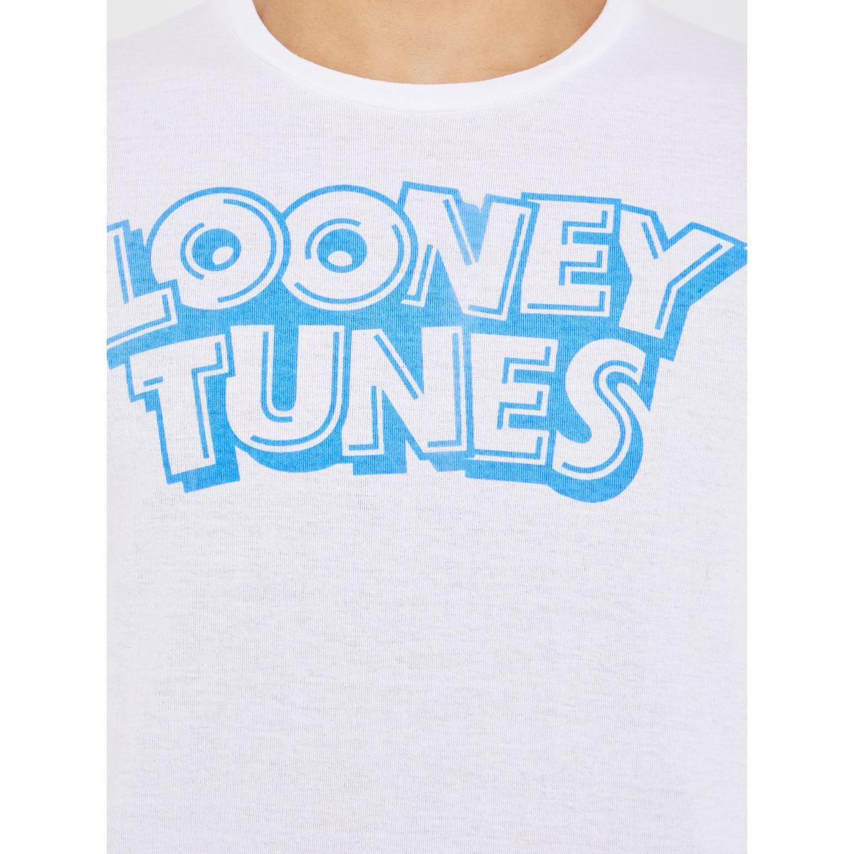 Looney Tunes Graphic Cotton T-Shirt & Pyjama Set-men-clothing-nightwear-sets-image-4