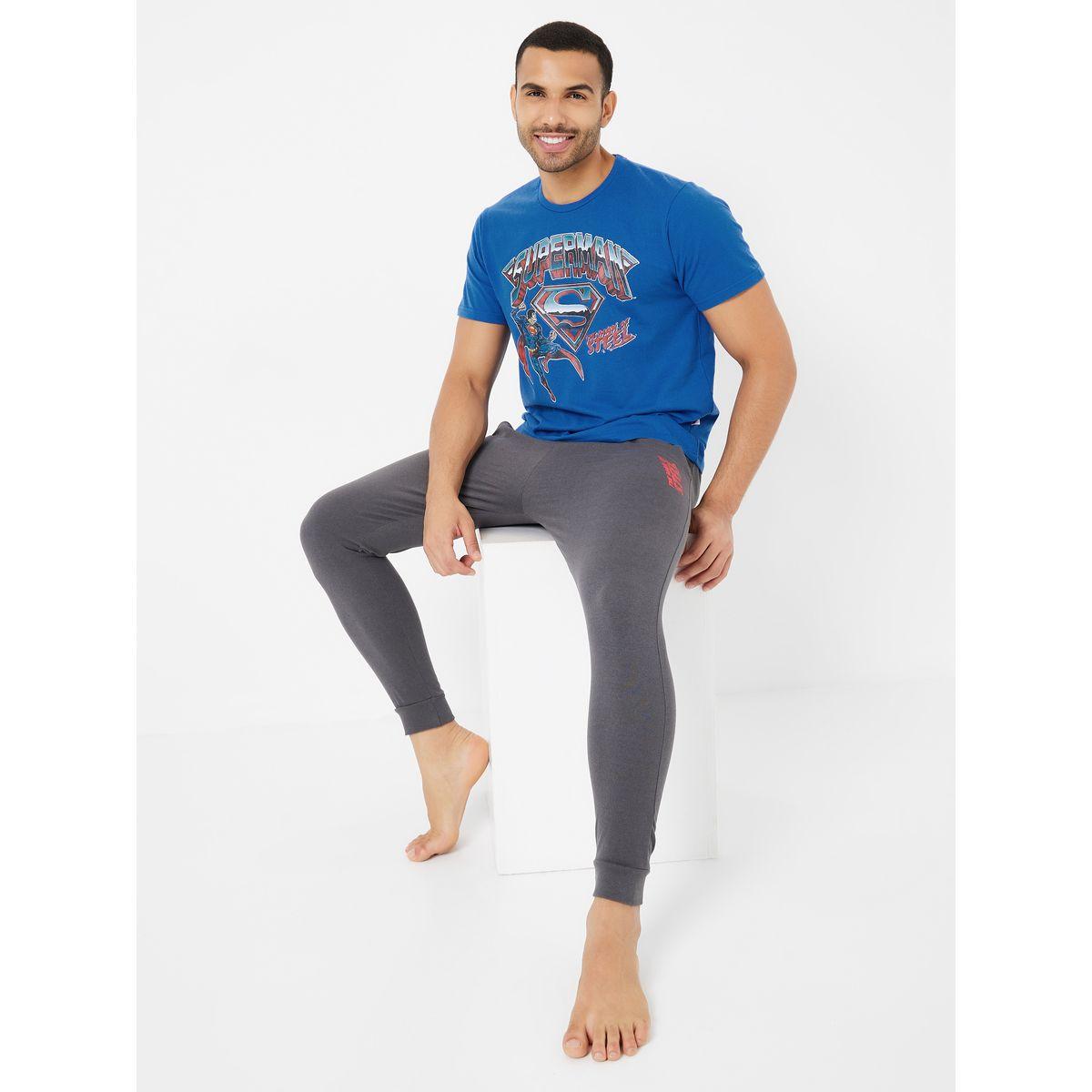 طقم بيجاما من ( تيشيرت + بنطال )-men-clothing-nightwear-sets-image-1