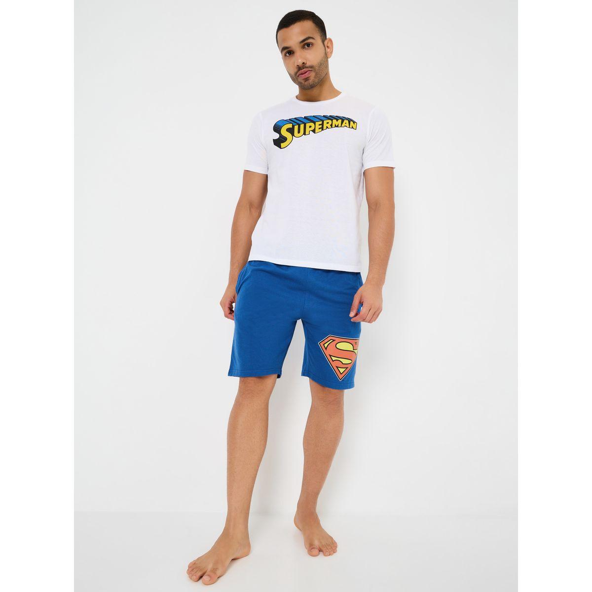 طقم بيجاما من ( شورت + تيشيرت )-men-clothing-nightwear-sets-image-1