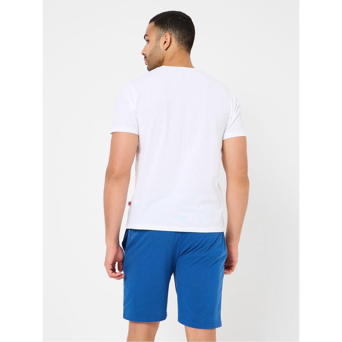 طقم بيجاما من ( شورت + تيشيرت )-men-clothing-nightwear-sets-image-5