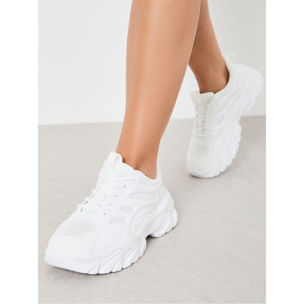 Styli Lace Up Chunky Sole Sneakers-women-shoes-sneakers-image-1
