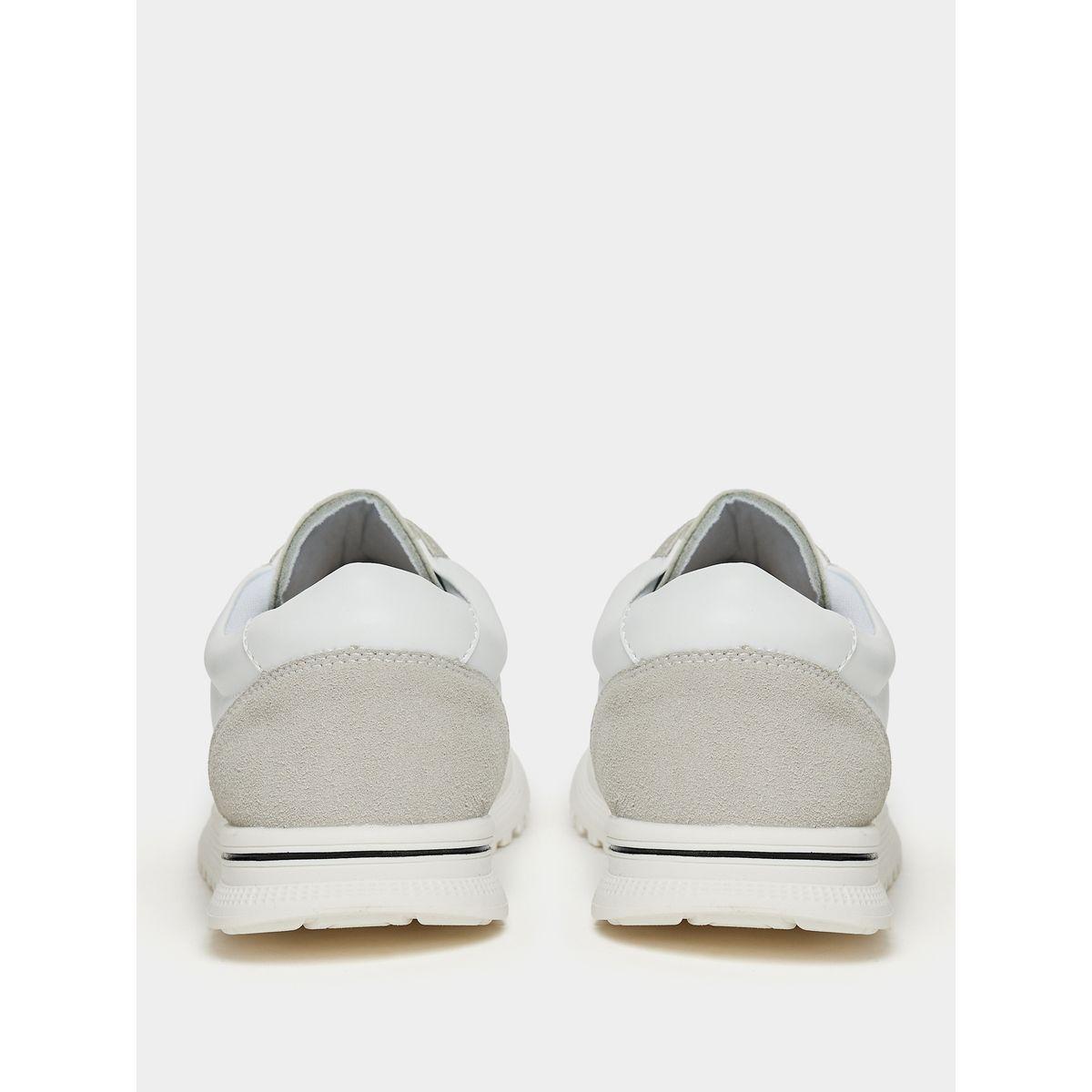 Styli Contrast Panel Lace Up Sneakers-women-shoes-sneakers-image-3