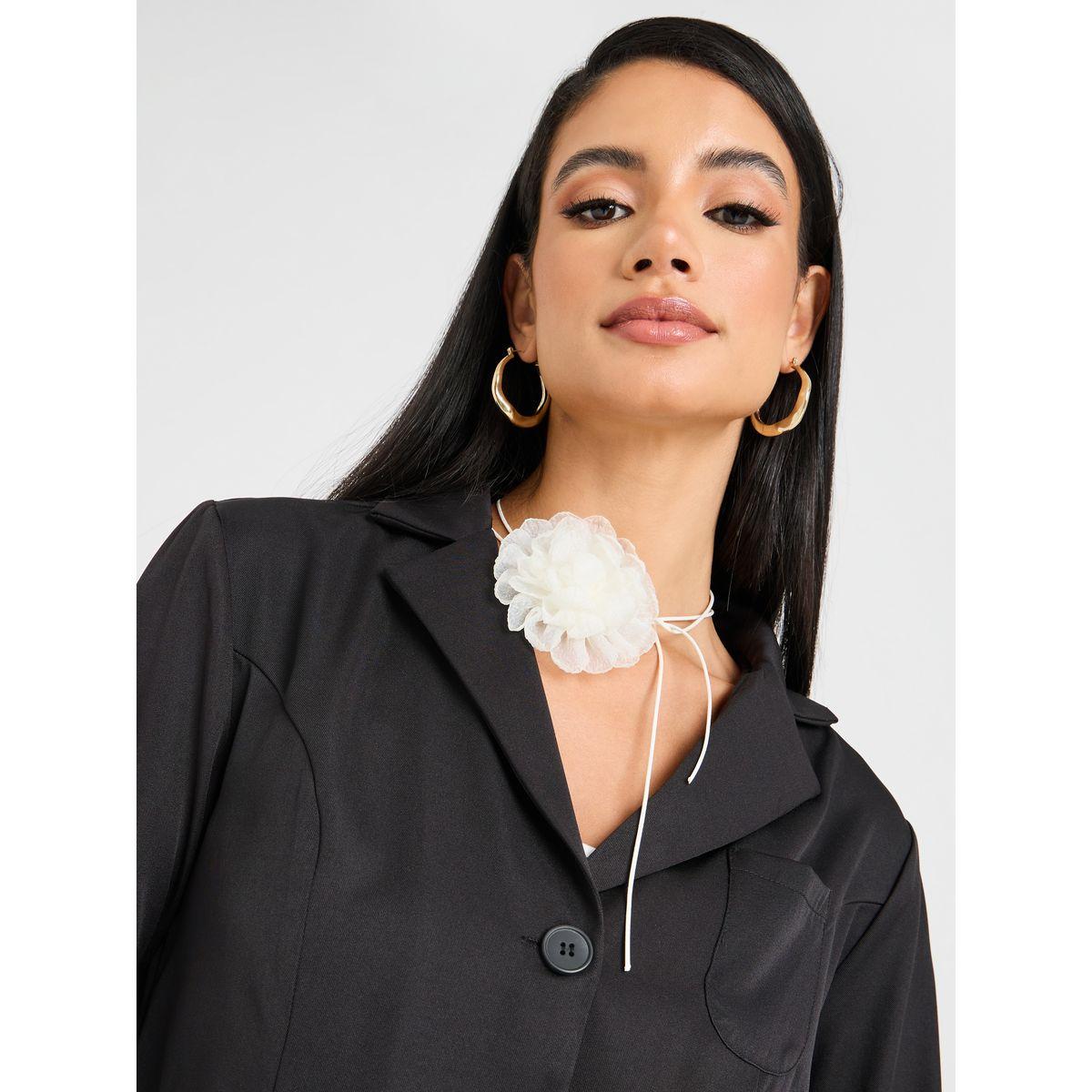 Styli Double Breasted Crop Blazer & Tailored Pants Set-women-clothing-coordsets-image-4
