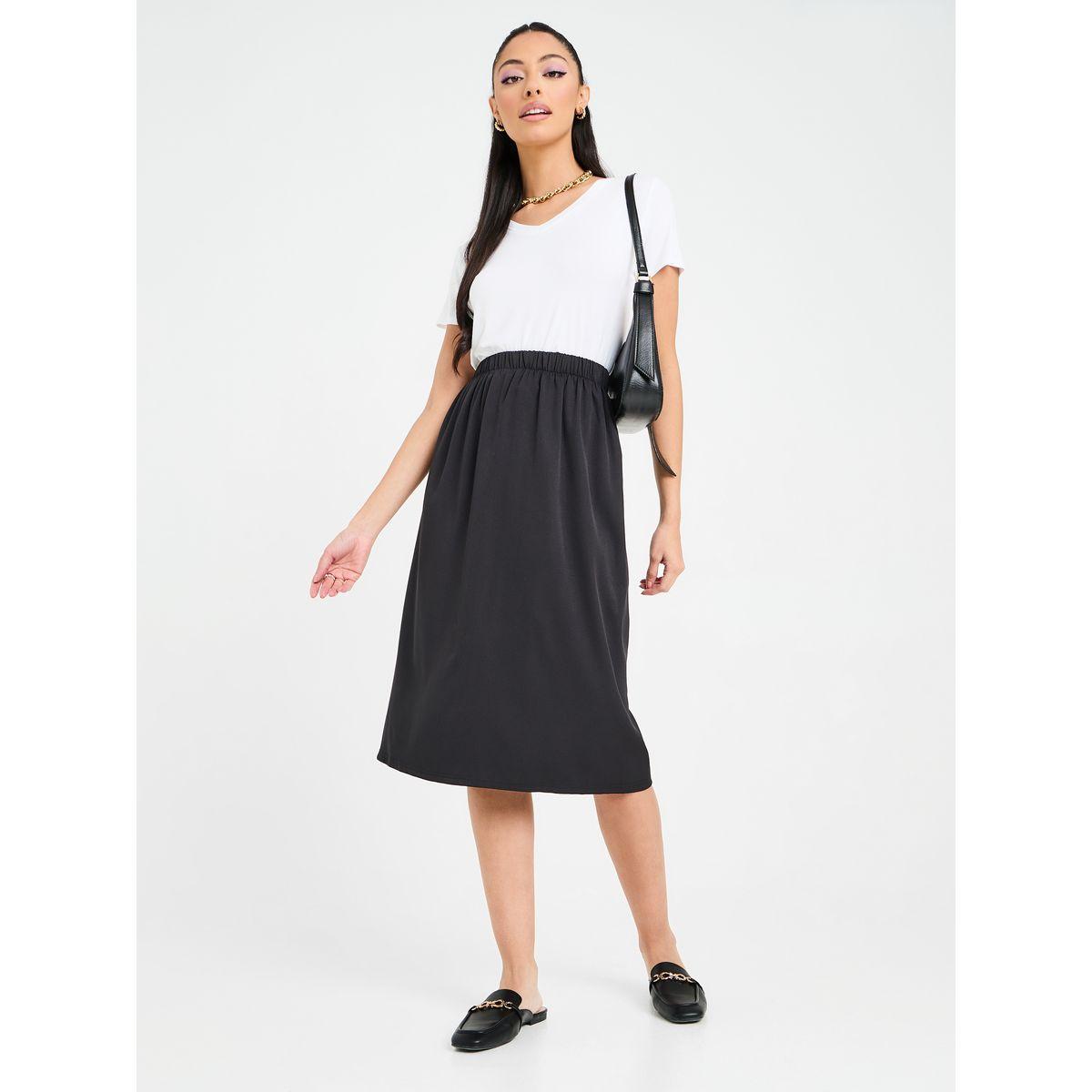 تنورة تويد سادة-women-clothing-bottoms-skirts-image-3
