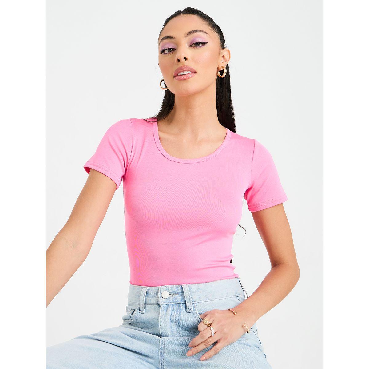 بلوزة سادة بقصة سليم فت-women-clothing-shirtsandblouses-blouses-image-1