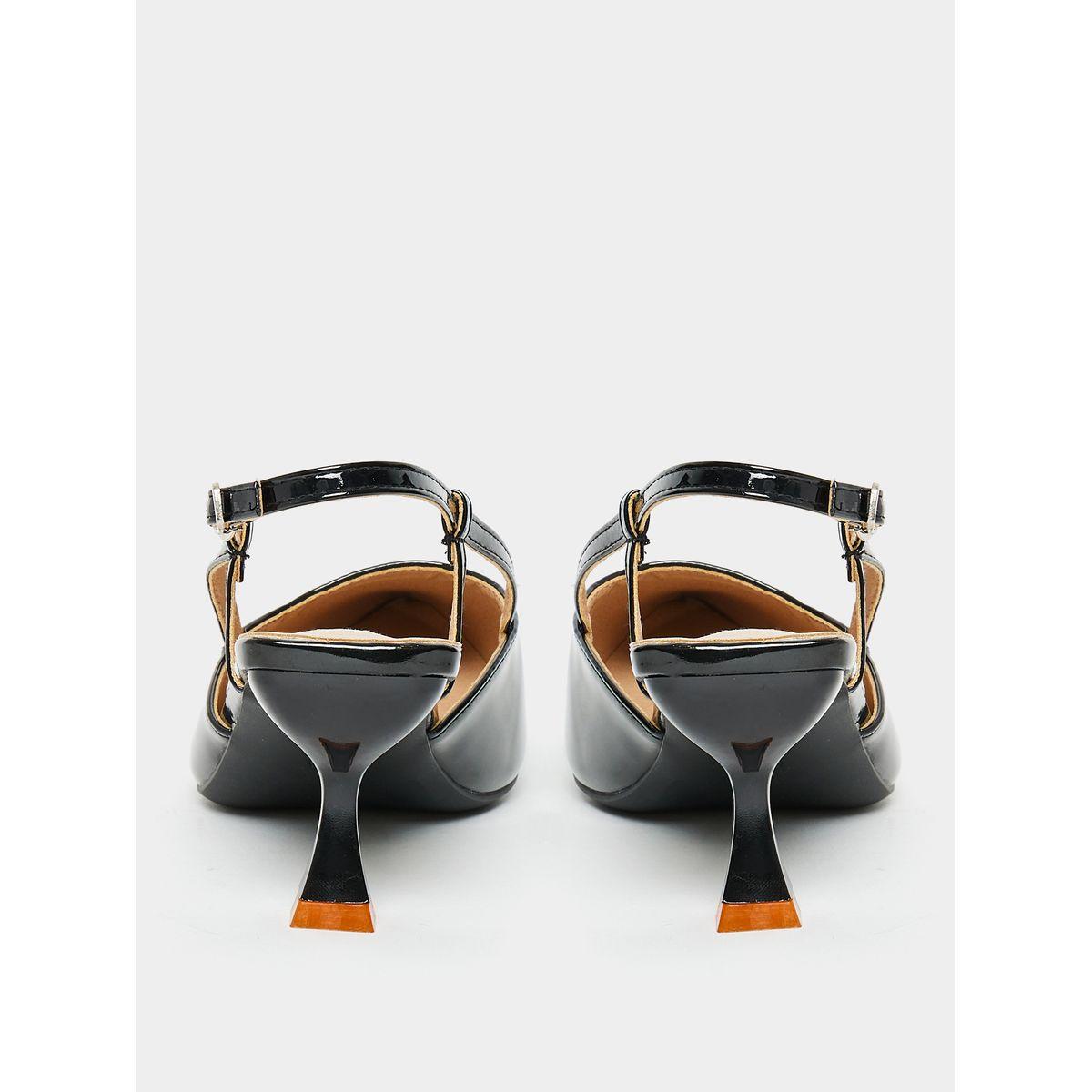 Styli Pointed Toe Sling Back Formal Shoes-women-shoes-heels-image-3
