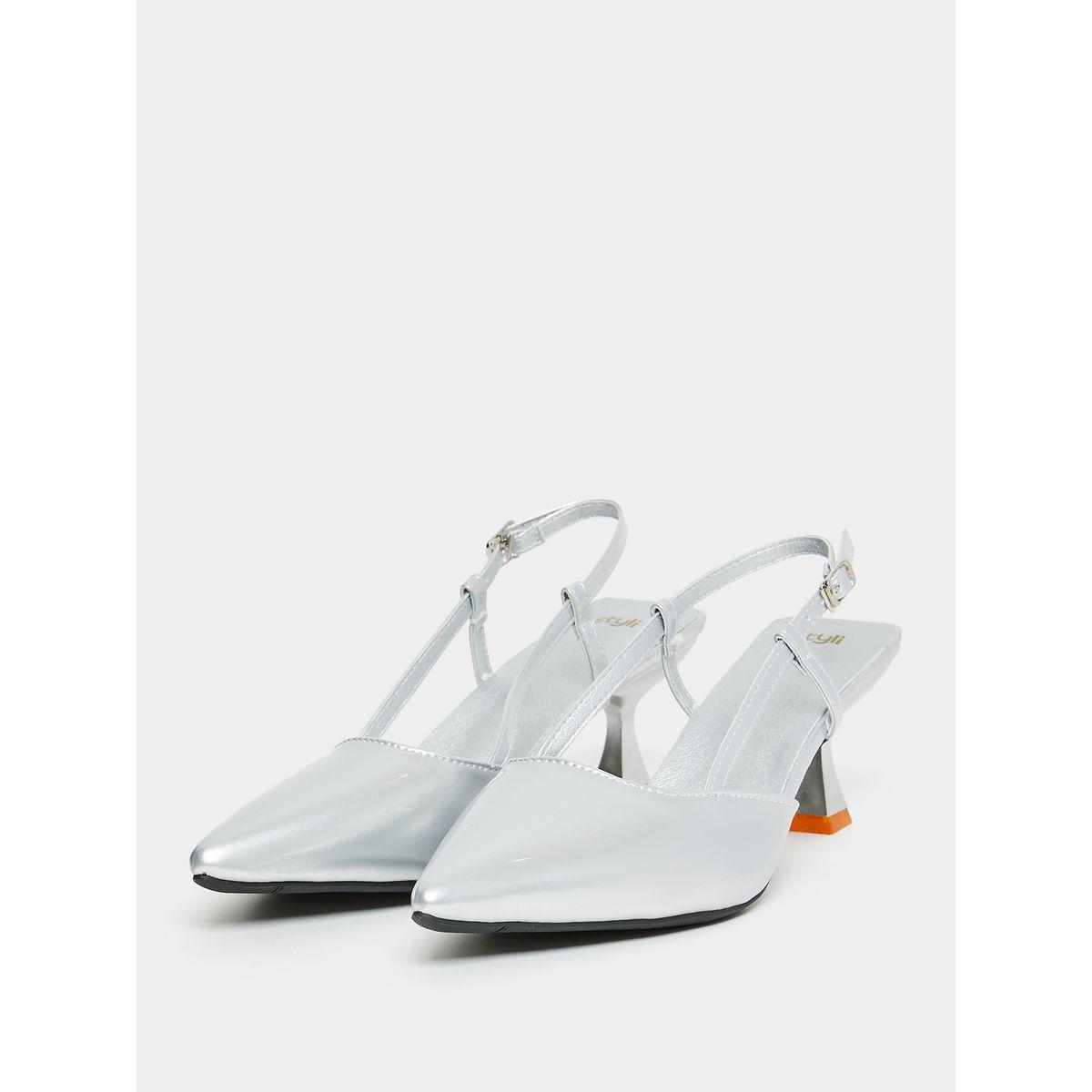 Styli Pointed Toe Sling Back Formal Shoes-women-shoes-heels-image-2