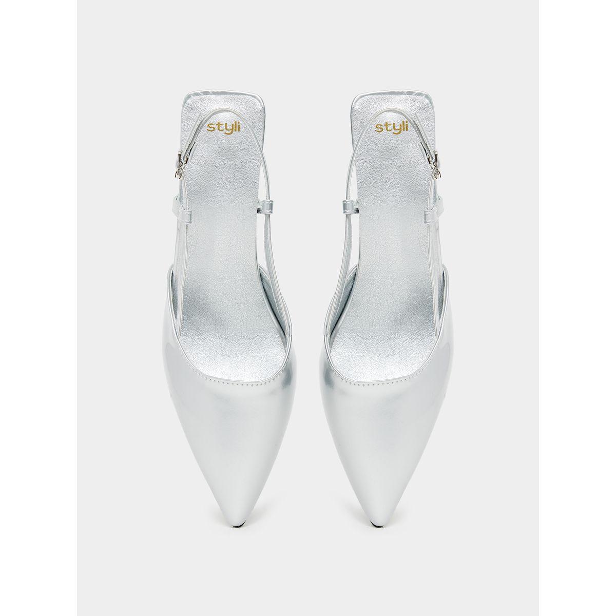 Styli Pointed Toe Sling Back Formal Shoes-women-shoes-heels-image-4