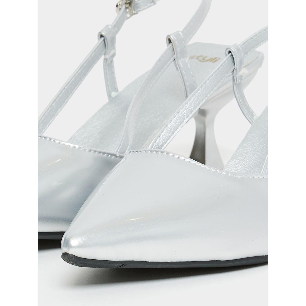 Styli Pointed Toe Sling Back Formal Shoes-women-shoes-heels-image-5