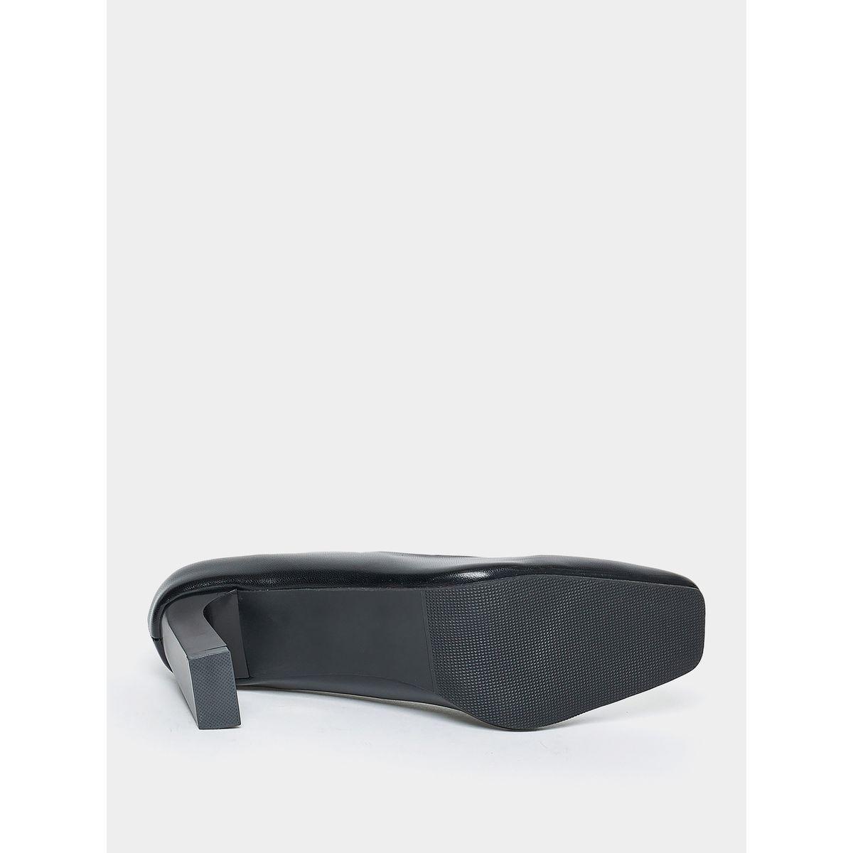 Styli Block Heel Square Toe Formal Shoes-women-shoes-heels-image-7