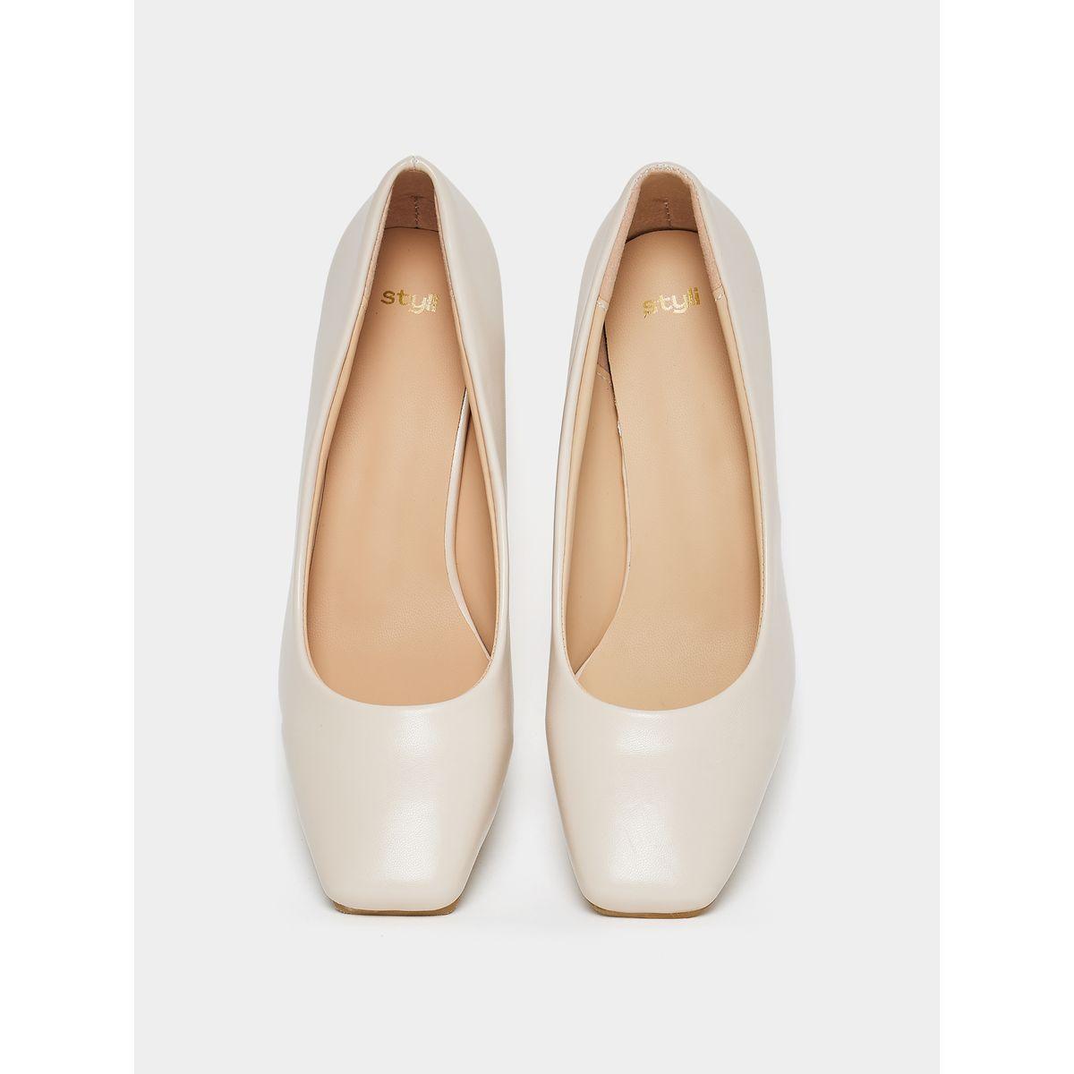 Styli Block Heel Square Toe Formal Shoes-women-shoes-heels-image-5