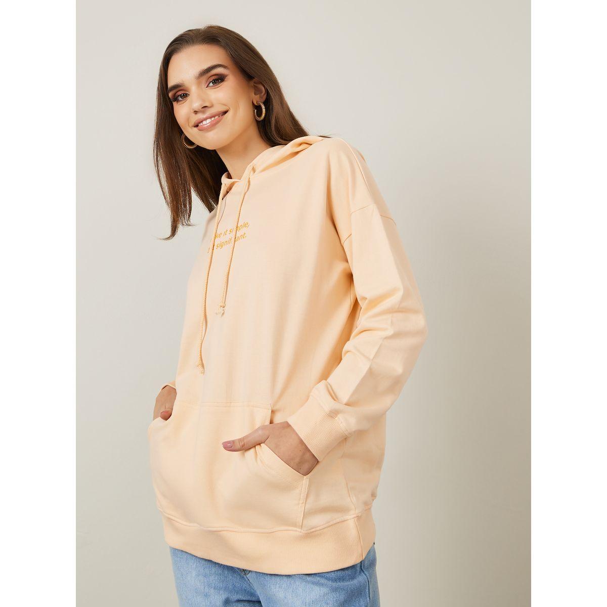 Styli Oversized Slogan Print Longline Hoodie-women-winterwear-hoodiesandsweatshirts-hoodies-image-2