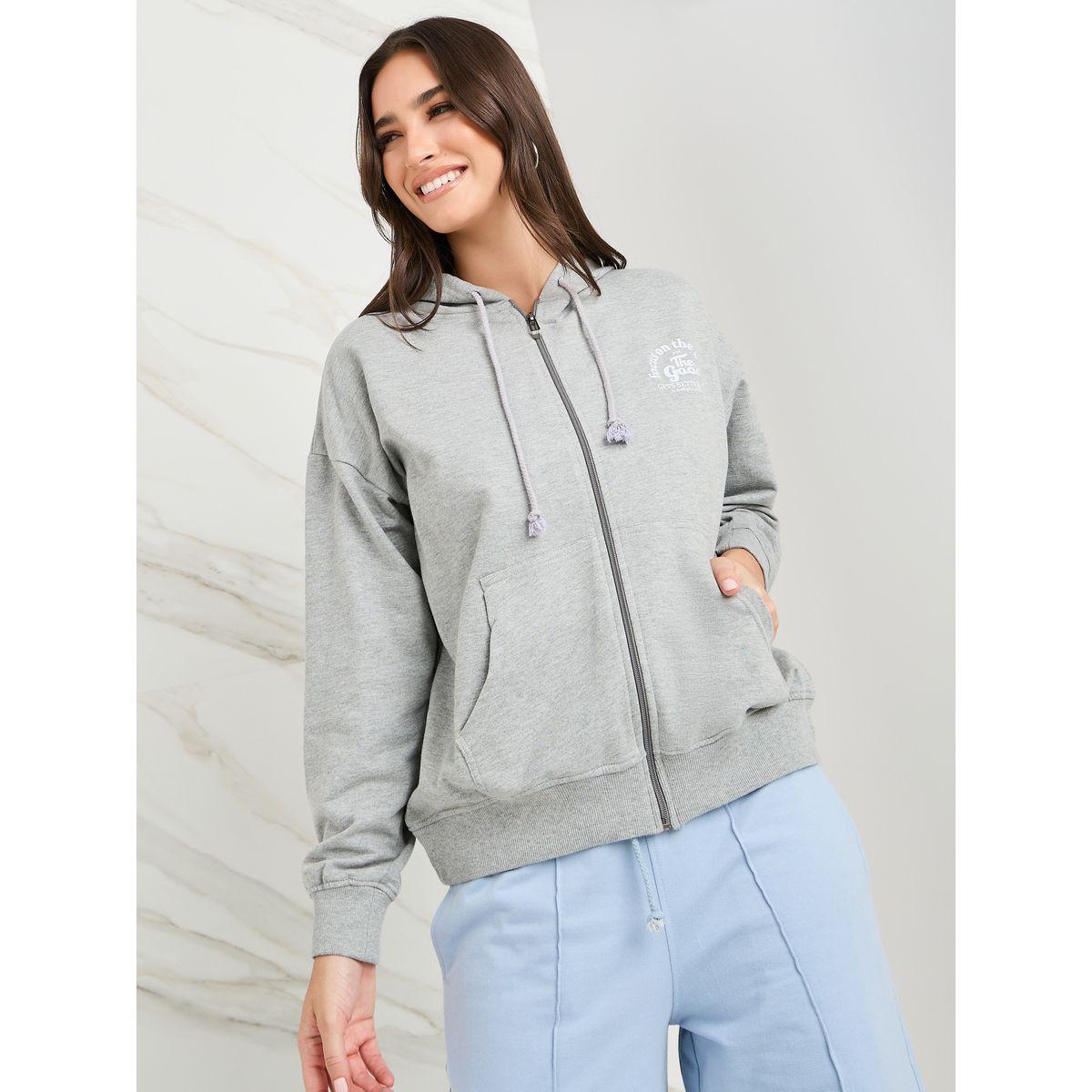 Styli Oversized Zip Through Slogan Hoodie-women-winterwear-hoodiesandsweatshirts-hoodies-image-3