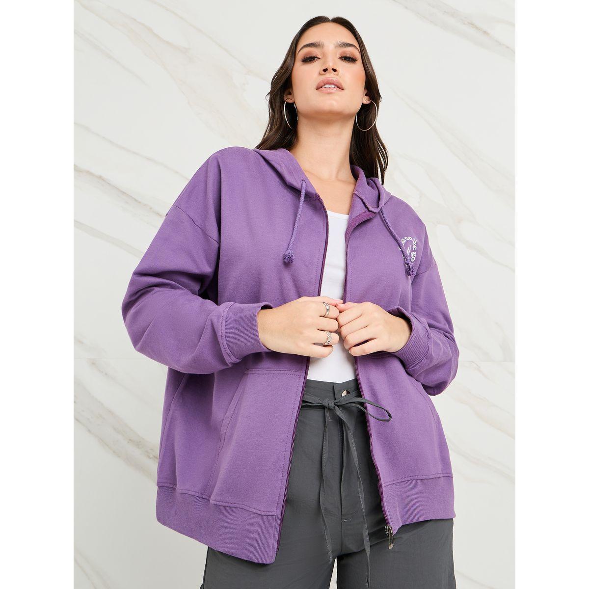 Styli Oversized Zip Through Slogan Hoodie-women-winterwear-hoodiesandsweatshirts-hoodies-image-6