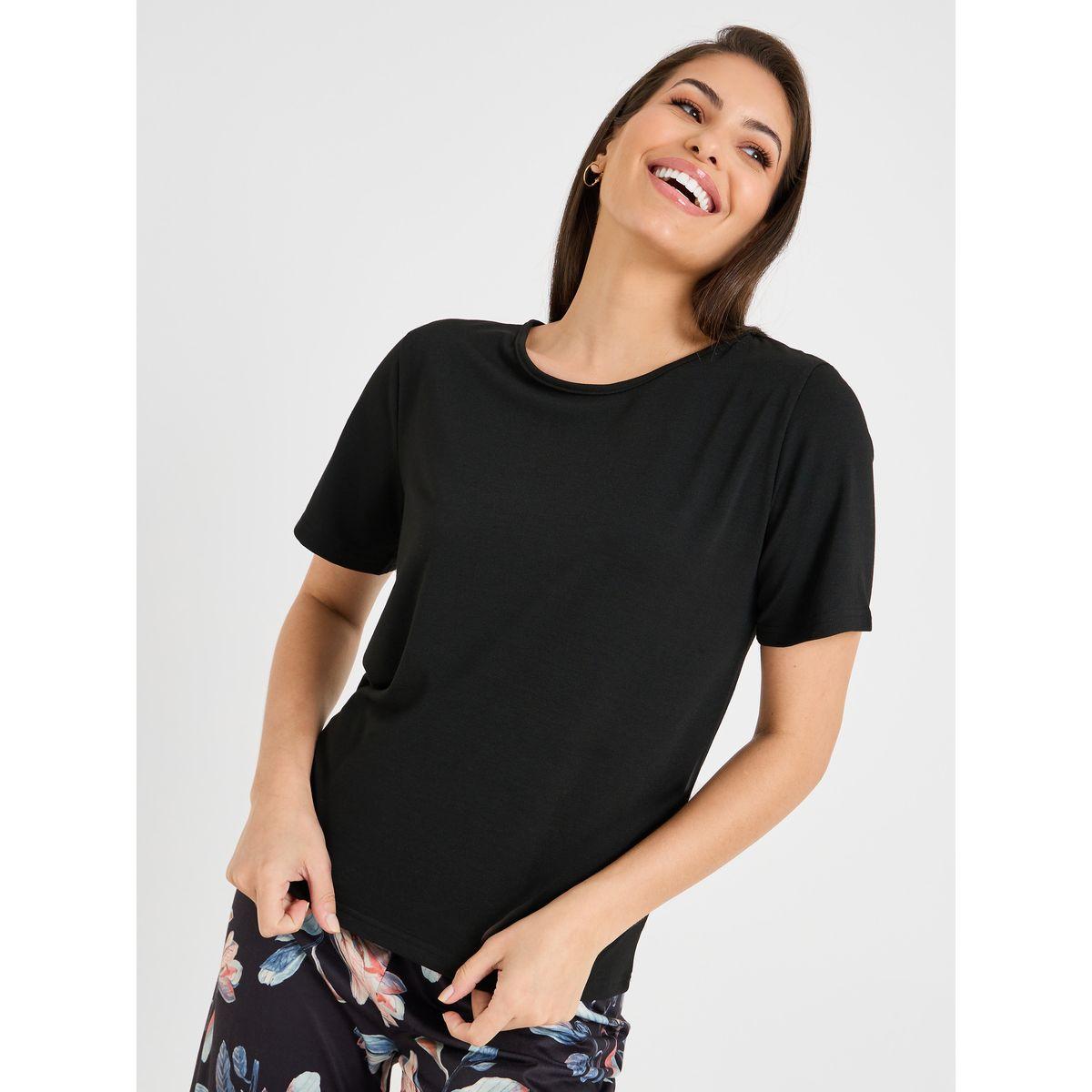 طقم بيجاما من ( بنطال + تيشيرت )-women-clothing-nightwear-pyjamas-longsets-image-3
