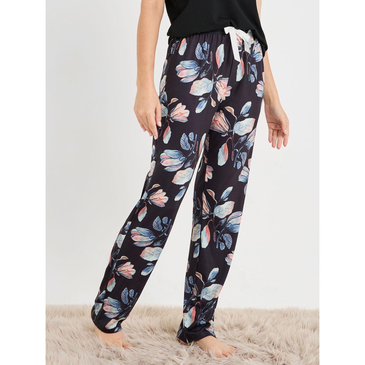 طقم بيجاما من ( بنطال + تيشيرت )-women-clothing-nightwear-pyjamas-longsets-image-5