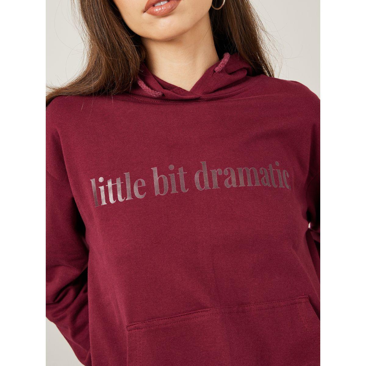 Styli Regular Fit Slogan Print Hoodie with Front Pocket-women-winterwear-hoodiesandsweatshirts-hoodies-image-3