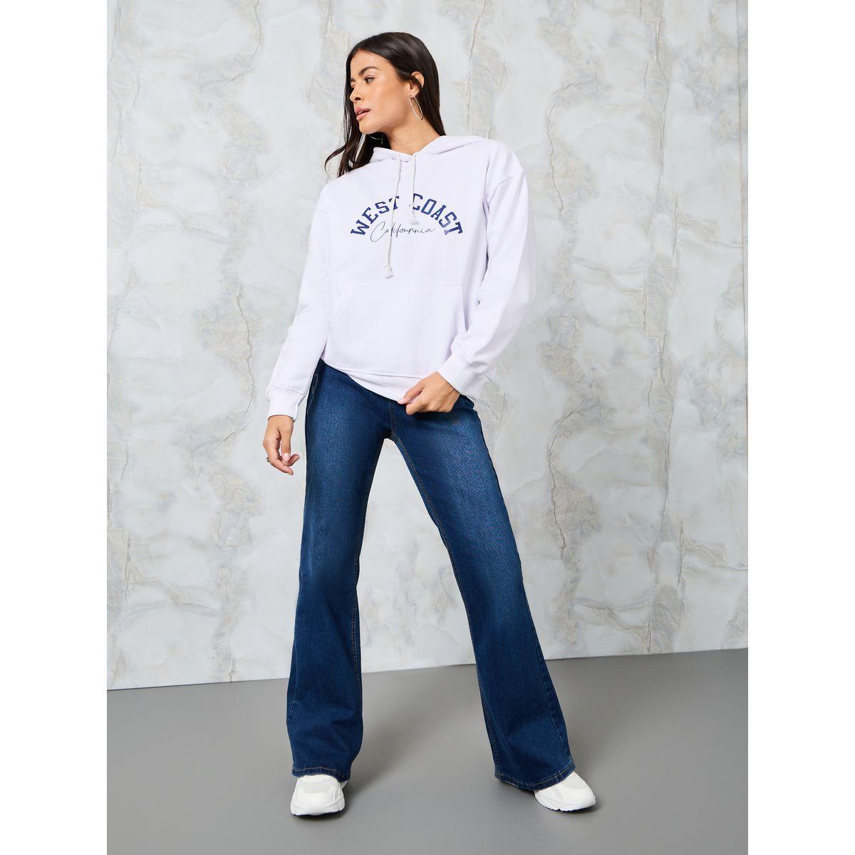 Styli Regular Fit Slogan Print Regular Length Hoodie-women-winterwear-hoodiesandsweatshirts-hoodies-image-2