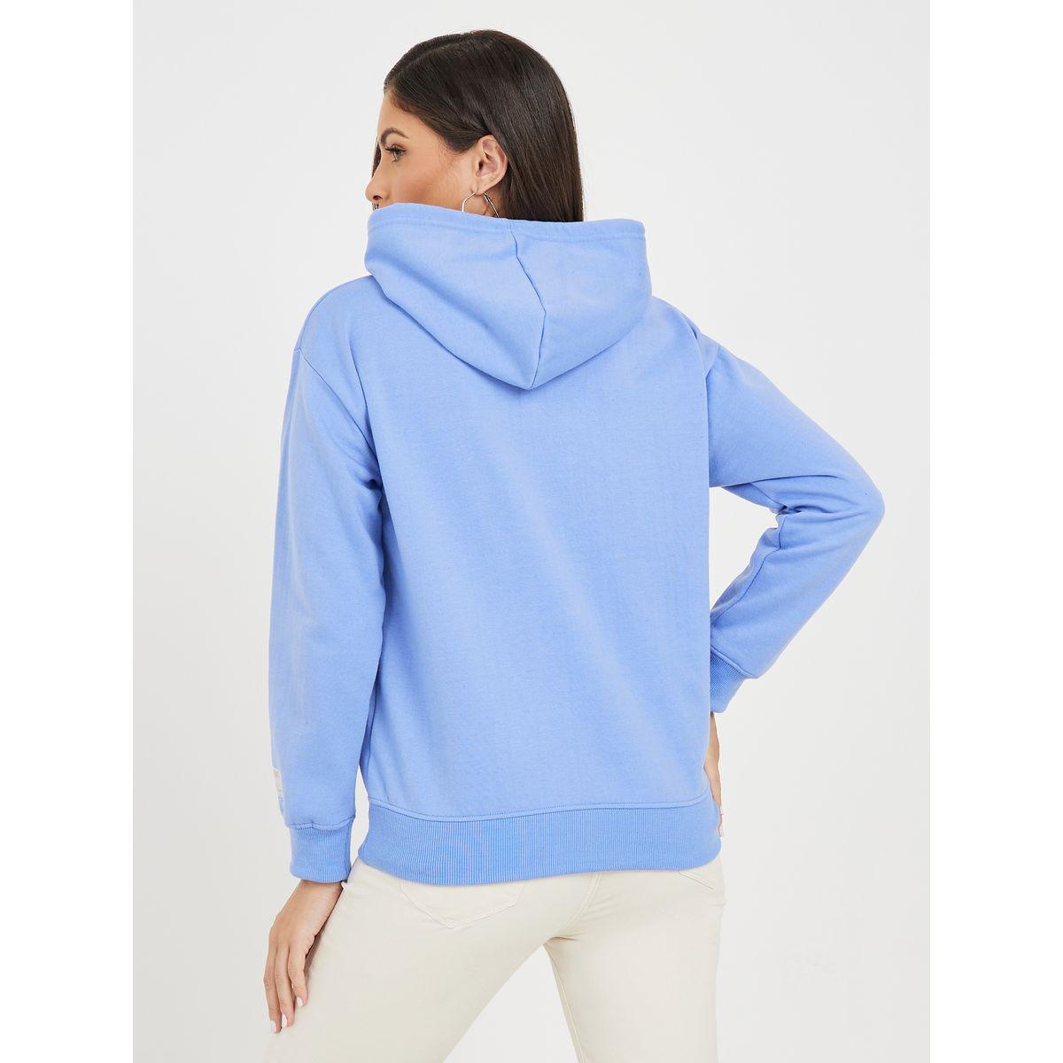 Styli Regular Fit Printed Badge Hoodie with Front Pocket-women-winterwear-hoodiesandsweatshirts-hoodies-image-4