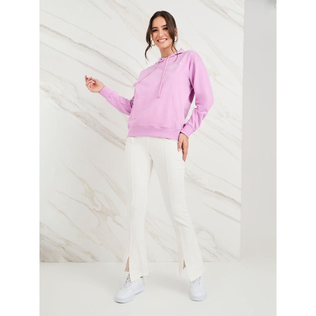 هودي بقصة عادية وجيب امامي-women-winterwear-hoodiesandsweatshirts-hoodies-image-2