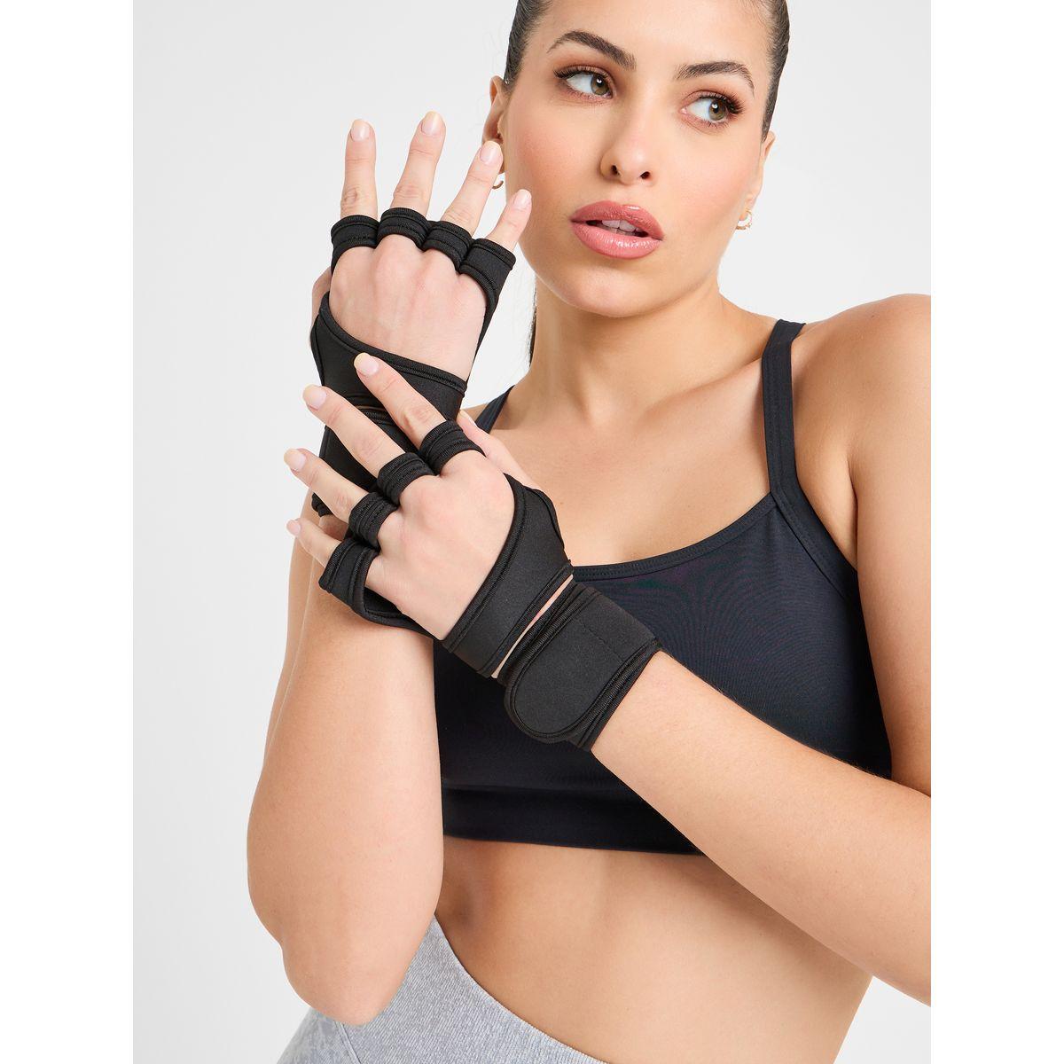 Styli Active Cushioned Weight Lifting Wrist Support Gloves-sports-gear-gym-image-1