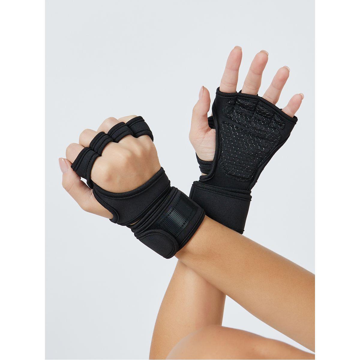 Styli Active Cushioned Weight Lifting Wrist Support Gloves-sports-gear-gym-image-3