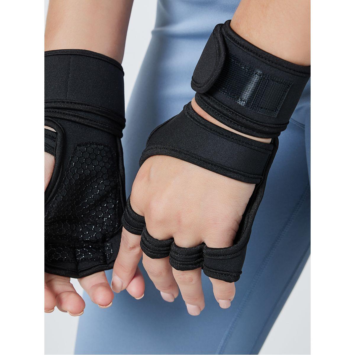 Styli Active Cushioned Weight Lifting Wrist Support Gloves-sports-gear-gym-image-4
