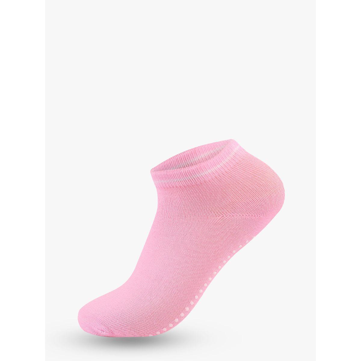 Styli Active Pack of 2 - Single Stripe Silicon Pad Base Extra Low Cut Yoga Socks-sports-gear-gym-image-3