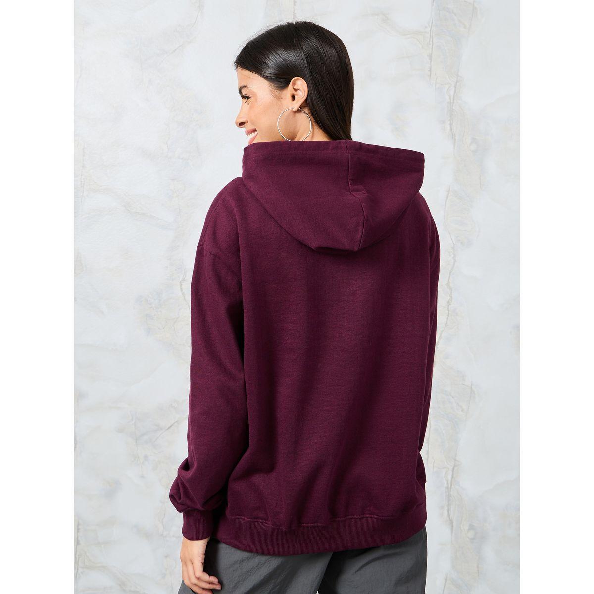 هودي مطبع بكتابة مع جيب-women-winterwear-hoodiesandsweatshirts-hoodies-image-4