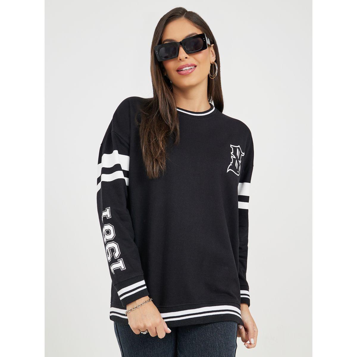 سويت شيرت واسع مطبع بكتابة-women-winterwear-hoodiesandsweatshirts-sweatshirts-image-4